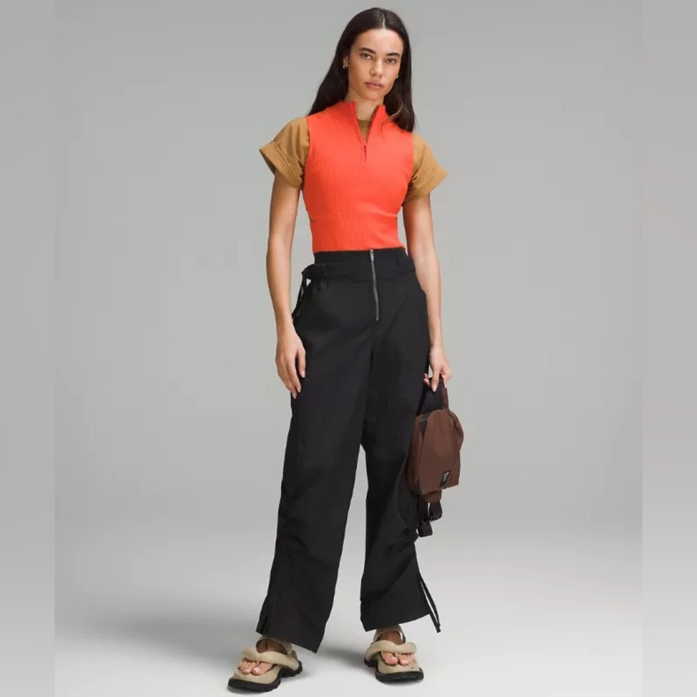 Lululemon Cinchable Wide-Leg High-Rise Pant
Black